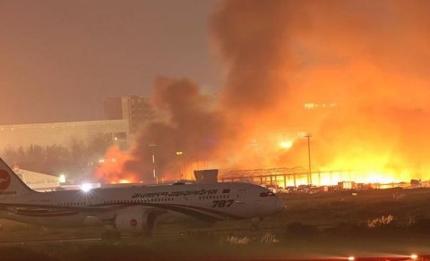 Banqladeşdəki hava limanında baş verən yanğın nəticəsində dəyən ziyan 1 milyard dolları keçə bilər