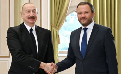 İlham Əliyev Estoniyanın xarici işlər nazirini qəbul etdi - FOTO