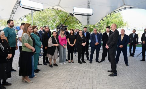 İlham Əliyev: Bu gün bütün Qarabağ və Şərqi Zəngəzur tikinti meydançasıdır
