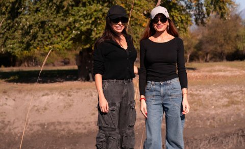 Leyla Əliyeva və Arzu Əliyeva Qaxda açılışda - FOTO