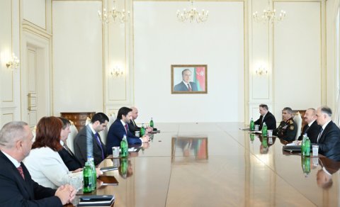 Prezident Slovakiyadan olan nümayəndə heyətini qəbul etdi - FOTO