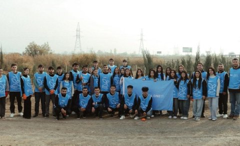 Leyla Əliyeva Mingəçevirdə ekoloji aksiyalarda iştirak etdi - FOTO