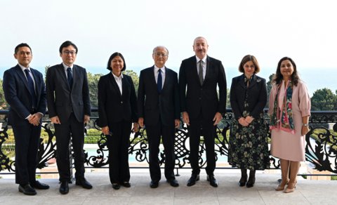 Prezident Asiya İnkişaf Bankının nümayəndə heyətini qəbul etdi - FOTO