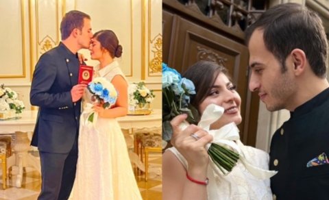 Əməkdar artistin oğlu həmkarı ilə evləndi