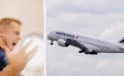 Fransa təyyarədə səs-küy salan sərnişinləri 20 min avro cərimə edə bilər