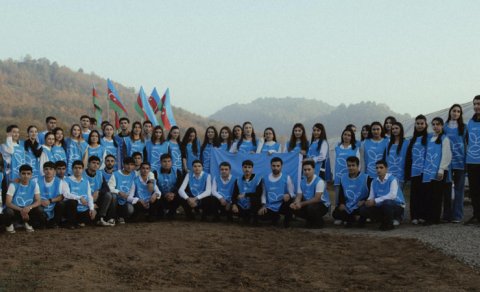 Leyla Əliyeva, Arzu Əliyeva və Alena Əliyeva Lənkəranda ekoloji aksiyalarda iştirak etdi - FOTO