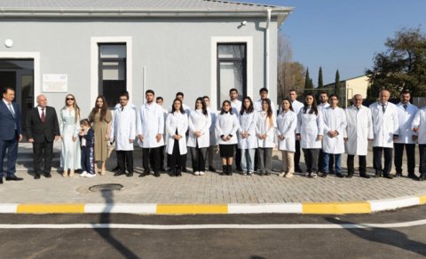 Leyla Əliyeva və Alena Əliyeva LDU-nun nəzdində yaradılmış Baytarlıq Klinikası ilə tanış oldu - FOTO