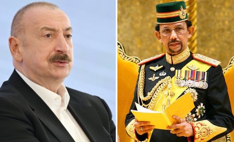 İlham Əliyevlə Bruney Sultanı arasında məktub mübadiləsi oldu
