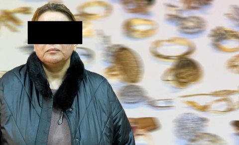 Dayə kimi çalışdığı evdən 60 min manatlıq qızıl oğurlamaqda şübhəli bilinən qadın saxlanıldı
