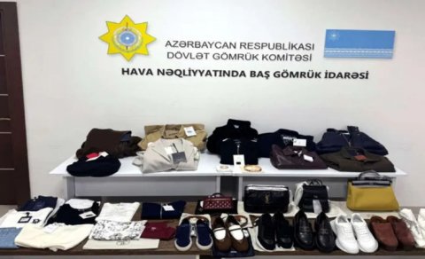 276 minlik brend malları ölkəyə qanunsuz keçirmək istədi - FOTOLAR
