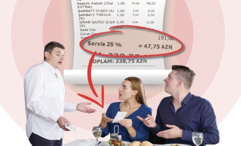 Restoranlarda müştəriləri soymağın yeni üsulu: İstədikləri qədər haqq tələb edirlər