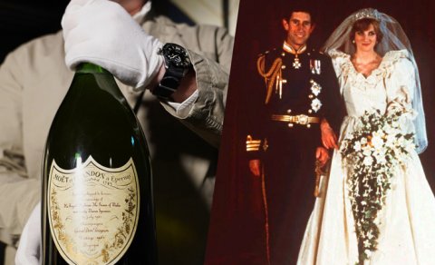 Çarlz və Diananın toyunda istifadə edilən nadir şampan hərracda satılmadı
