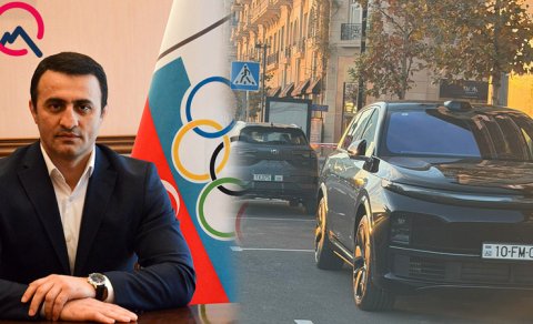 
Fərid Mansurov maşını əks istiqamətdə saxladı- VİDEO