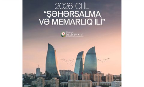 Prezident "Şəhərsalma və Memarlıq İli" ilə bağlı paylaşım etdi