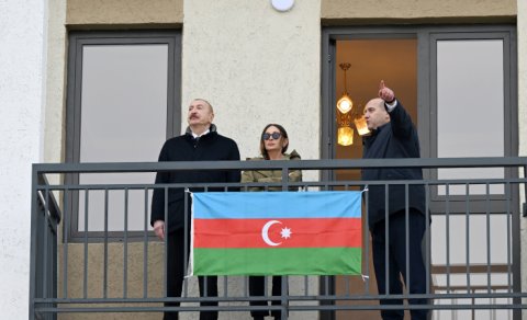 Xankəndidə Zəfər parkının, Ağdamda yaşayış kompleksinin açılışı oldu - YENİLƏNİB