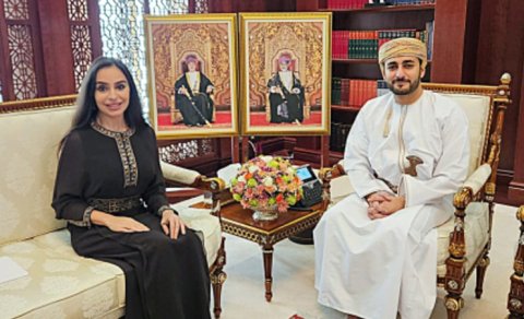 Leyla Əliyeva Maskatda Omanın Vəliəhdi ilə görüşdü
