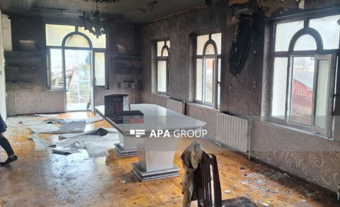 Lənkəranda oğrular mürəbbə yeyib evi yandırdılar - İDDİA