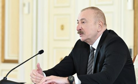 
İlham Əliyev: Azad edilmiş ərazilərdə daha iki böyük su anbarının tikintisinə hazırlıq işləri gedir
