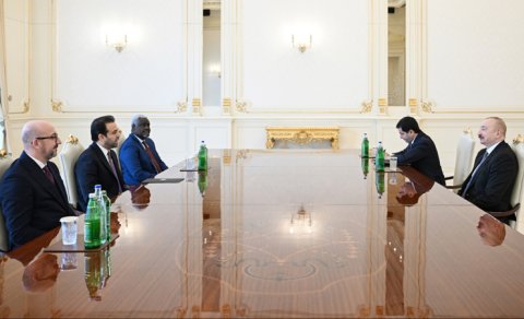 Prezident "Zayed İnsan Qardaşlığı Mükafatı" ilə bağlı nümayəndə heyətini qəbul etdi
