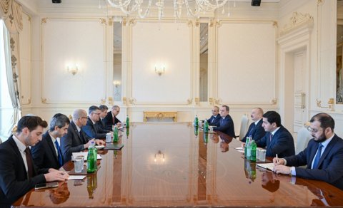 Prezident İsrailin xarici işlər nazirini qəbul etdi - FOTO