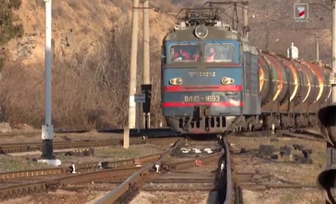 Rusiyadan Ermənistana taxıl daşıyan qatar Biləcəridən yola düşdü - FOTO