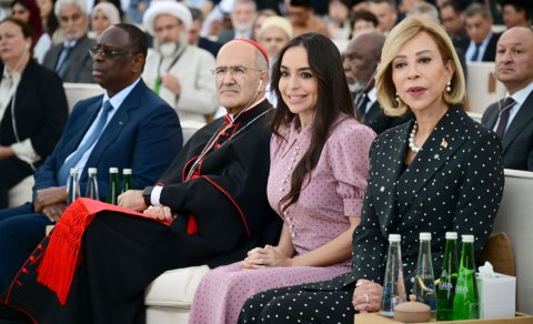 Leyla Əliyeva Əbu-Dabidə &ldquo;İnsan Qardaşlığı Məclisi&rdquo; tədbirində - FOTOLAR