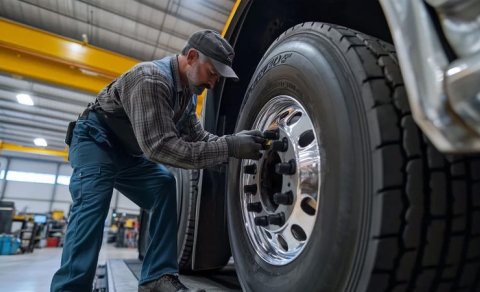 Tırlardakı nəhəng tək təkərlərin sirri: Niyə cüt təkərlərdən imtina edilir?