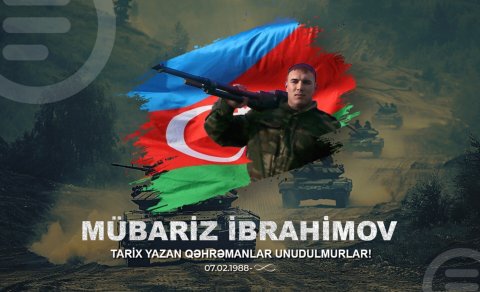 Bu gün Milli Qəhrəman Mübariz İbrahimovun doğum günüdür