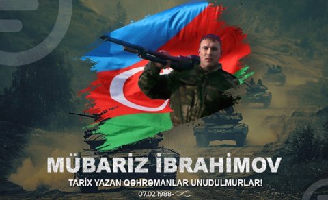 Bu gün Milli Qəhrəman Mübariz İbrahimovun doğum günüdür
