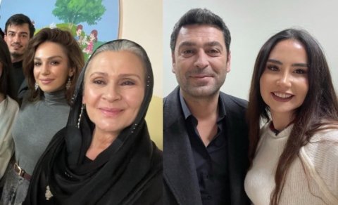 Leyla &ldquo;Uzak Şehir&rdquo;in çəkiliş meydançasında - Fotolar