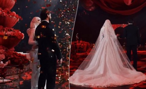 Qurban Qurbanovun qızının toyu oldu - VİDEO