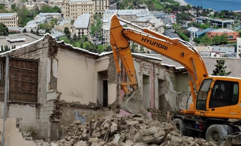 Bakıda daha bir ərazidə böyük söküntü - Sakinlərə bildirişlər paylanılıb
