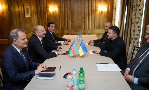 Azərbaycan və Ukrayna prezidentləri enerji tərəfdaşlığını müzakirə edib