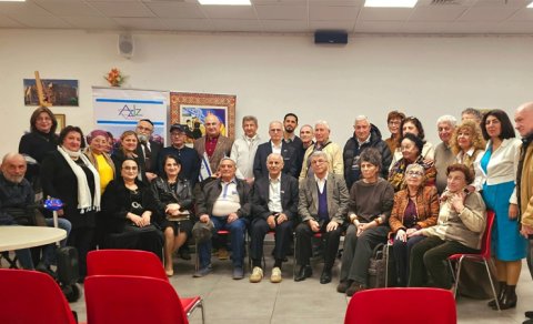 Tel-Əvivdə və Qüdsdə Azərbaycan-İsrail kinematoqrafçılarını birgə filmi təqdim olundu - FOTO