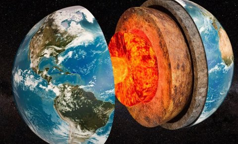 Yerin nüvəsində 45 okean qədər suyun həcmində hidrogen tapıldı