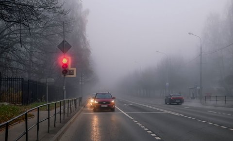 Külək əsir, duman var - Faktiki hava