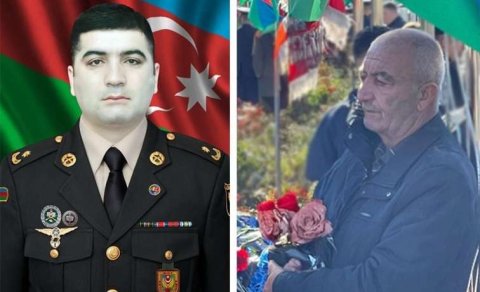 Şəhid mayor Asiman Əliyevin atası vəfat etdi