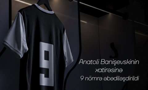 "Neftçi" onun nömrəsini əbədiləşdirdi