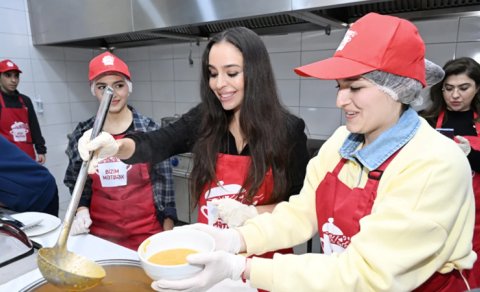 Leyla Əliyeva Qubada iftar məclisində iştirak etdi - FOTO