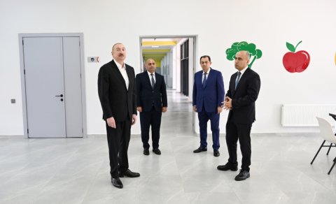 Prezident Lənkəran Dövlət Peşə Təhsil Mərkəzinin açılışında iştirak etdi - FOTO