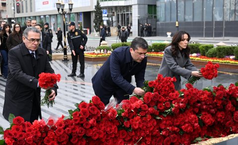 MEDİA-nın kollektivi "Ana harayı" abidəsini ziyarət etdi - FOTO