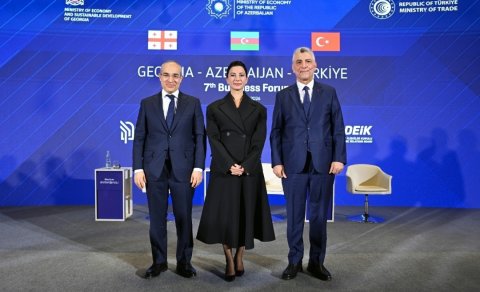 Gürcüstan-Azərbaycan-Türkiyə biznes forumu keçirilib