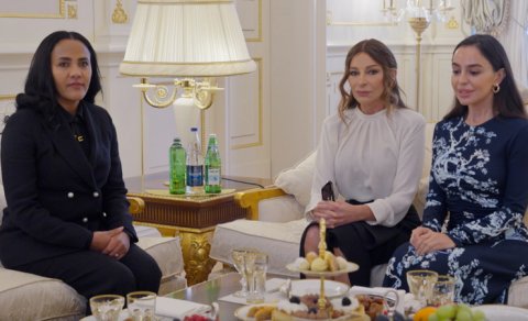 Azərbaycanın və Efiopiyanın birinci xanımlarının görüşü oldu