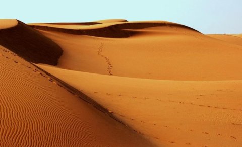 NASA Səudiyyə Ərəbistanının ürəyində səhrada sirli dairələr aşkarladı - FOTO