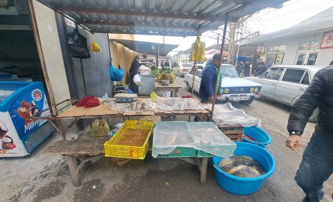 AQTA bazarda nöqsanlar aşkarladı - FOTOLAR