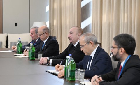 Prezident qəbul keçirdi - FOTOLAR