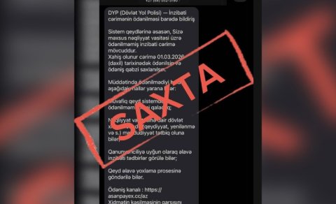 Cərimələndiyinizə dair bu SMS-lərə inanmayın!