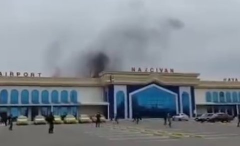 Dronun düşdüyü anın görüntüləri - VİDEO