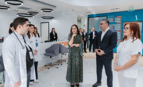 Leyla və Arzu Əliyevalar &ldquo;Leyla Medical Center&rdquo;in Pediatriya Mərkəzində olublar
