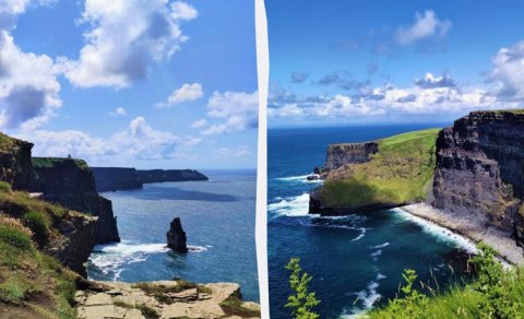 Bu qayalar dünyanın ən gözəl dəniz mənzərələri adlandırıldı